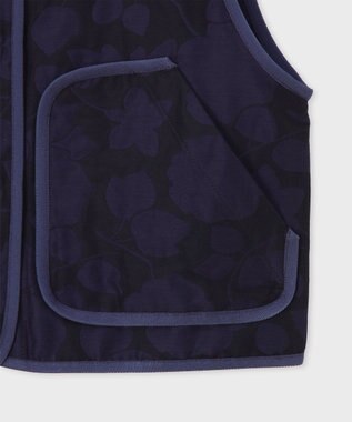Paul Smith Perforated Floral ジャカード ベスト ネイビー