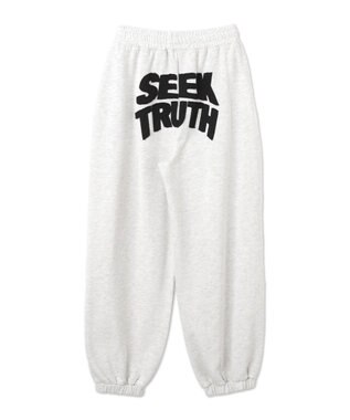 WEGO 【ウエストゴム】ヒップロゴスウェットパンツ 杢グレー