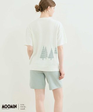 une nana cool 【ムーミン】なめらかふわふわプルオーバー&ハーフパンツセット BE