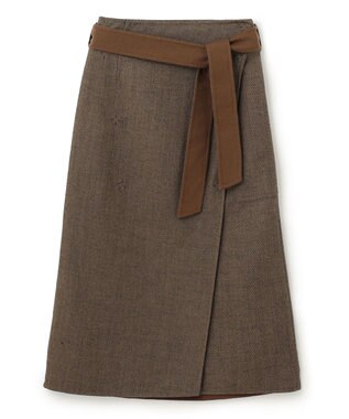 BEIGE， DANNES / ラップスカート Caramel
