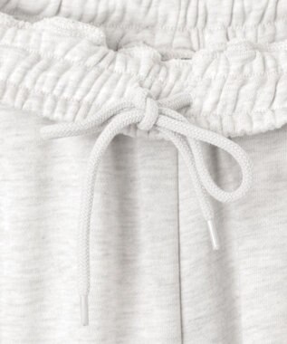 WEGO 【ウエストゴム】ヒップロゴスウェットパンツ 杢グレー