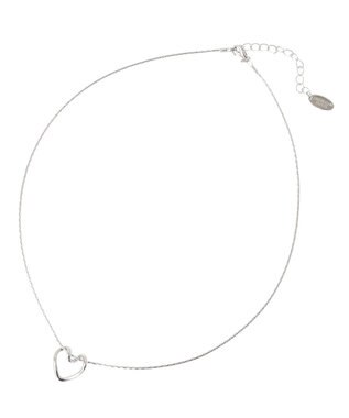 AMERICAN HOLIC ツイストハートネックレス Silver
