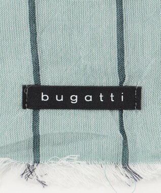 JOSEPH ABBOUD 【V.FRAAS】サマーストライプ ストール ターコイズブルー系1