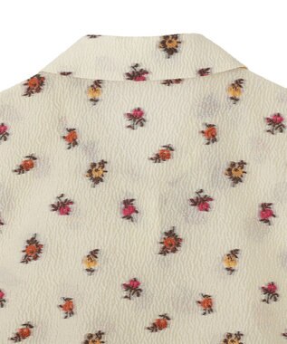 YECCA VECCA シアージャガードペプラムブラウス Ivory