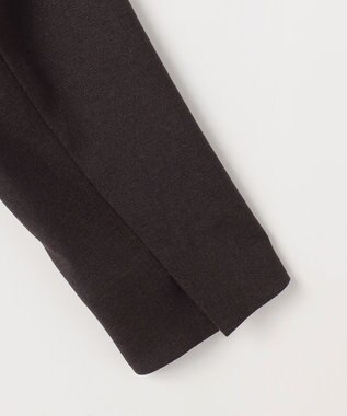 自由区 S 【セットアップ対応】リネンライクシンセティックショート ジャケット ダークブラウン