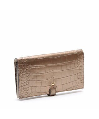 A.D.M.J. 【牛革】クロコ型押し/ロングウォレット ブロンズ