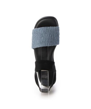 MODE ET JACOMO <D'ICI>【高機能】ダブルバンドフラットサンダル ブルーコンビ