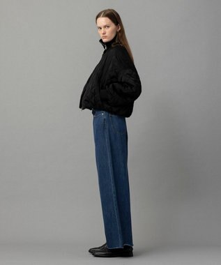 NAVE 【ReNAVE・軽量/手洗い可】ライトキルティングブルゾン ブラック系