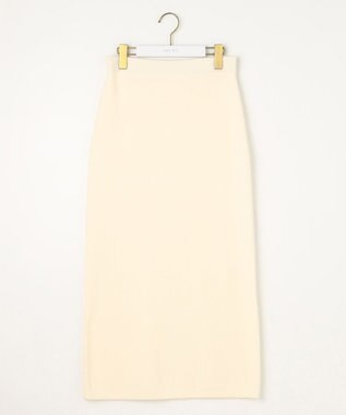 ANY SIS 【洗える・セットアップ可】アンチピリング総針ニット スカート アイボリー