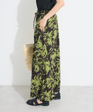 CRAFT STANDARD BOUTIQUE プリントイージーパンツ Green