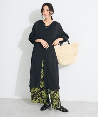 CRAFT STANDARD BOUTIQUE プリントイージーパンツ Green