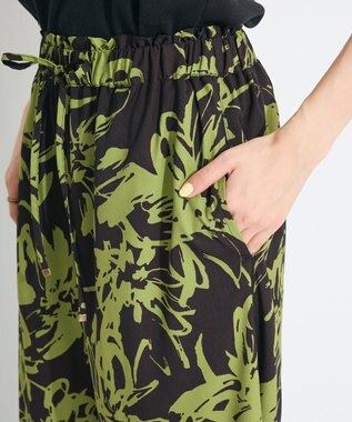 CRAFT STANDARD BOUTIQUE プリントイージーパンツ Green