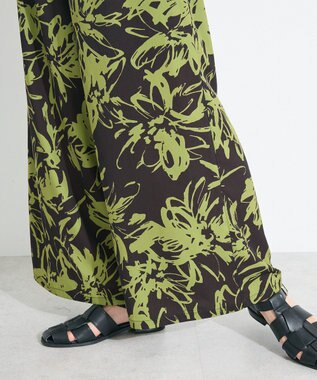 CRAFT STANDARD BOUTIQUE プリントイージーパンツ Green