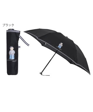 POLO RALPH LAUREN 折りたたみ傘 無地×フレンチベア 軽量 / MOONBAT 