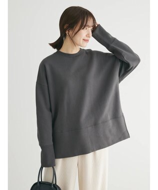 Green Parks Ｂｒｕｓｈｅｄ　センターシーム裏起毛プルオーバー Gray