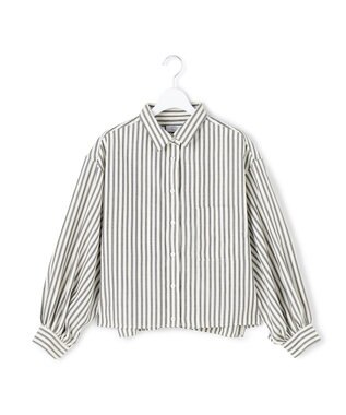 J.PRESS YORK STREET 【WOMEN】ストライプショート ブラウス