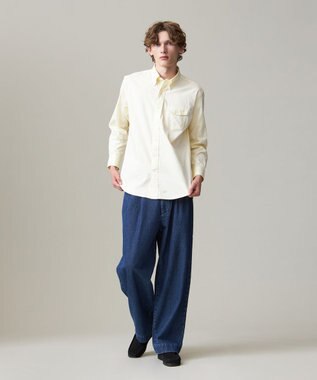 J.PRESS MEN オックスフォードシャツ / B.D. ライトイエロー系