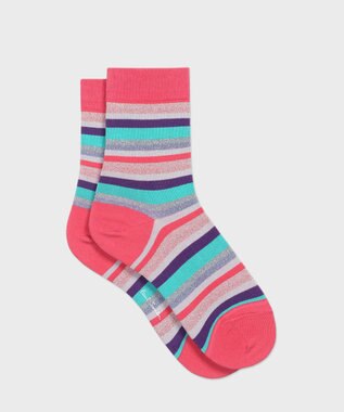 Paul Smith ラメボーダー ソックス