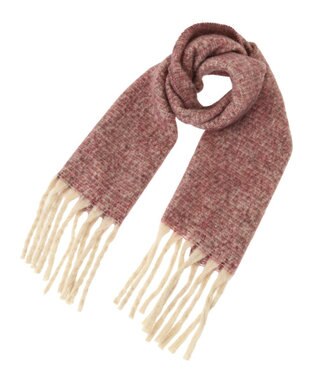 Green Parks ・ミックスニットマフラー Red