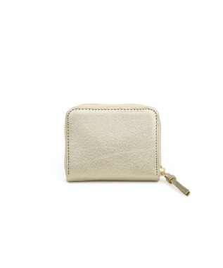 UNBILLION ペルケ perche / イタリアンレザー・ジャバラカードウォレット ゴールド