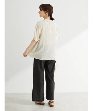 Green Parks ゆったり開襟シャツ Light Beige