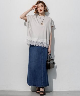 23区 【Oggi掲載】バスケットメッシュ ボストンバッグ ブラック系
