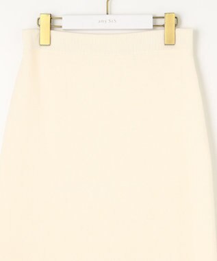 ANY SIS 【洗える・セットアップ可】アンチピリング総針ニット スカート アイボリー