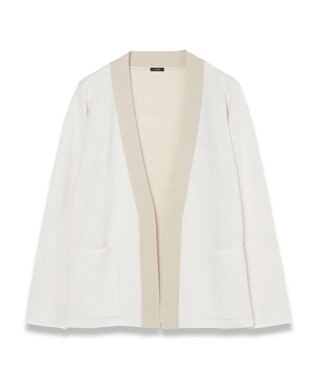 JOSEPH ウールシルクバイカラー　カーディガン