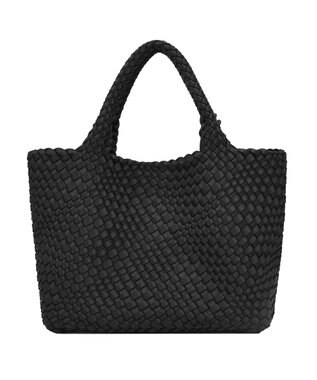 style code 【軽量・弱撥水素材】ネオプレーン　イントレチャート　トートバッグ A4 大容量 ブラック