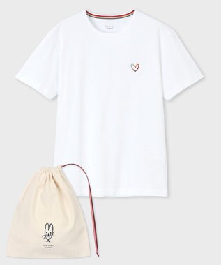 Paul Smith スワールハート 半袖Tシャツ ホワイト