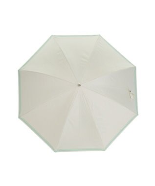 MOONBAT 晴雨兼用日傘 長傘 ランダムボーダー／遮光 遮熱 UV オフホワイト