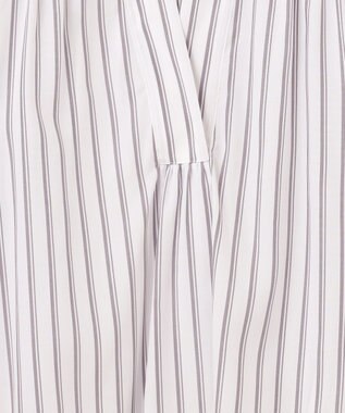 自由区 【洗える】SOMELOSテンセルスキッパー ブラウス オフ×スレート