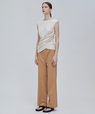 BEIGE， MELLE / ギャザートップス Ecru