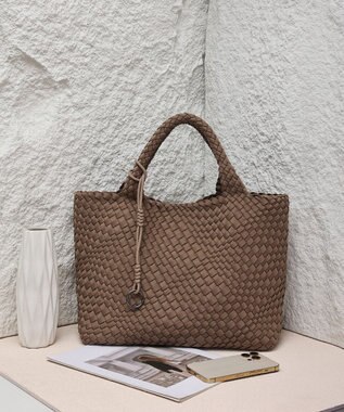 style code 【軽量・弱撥水素材】ネオプレーン　イントレチャート　トートバッグ A4 大容量 トープ