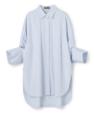 uncrave THOMAS MASON BIGシャツ ブルーストライプ