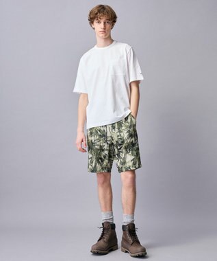 JOSEPH ABBOUD MOUNTAIN 【速乾/軽量/ストレッチ】ライトスラブボタニカルプリント  イージーショーツ カーキ系5