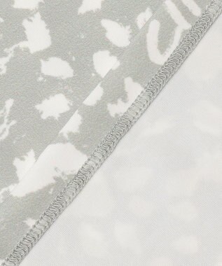 PW CIRCULUS 【MEN】【ストレッチ】アニマルプリント ロゴ モックネック シャツ ホワイト系5