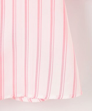 自由区 【洗える】SOMELOSテンセルスキッパー ブラウス オフ×ピンク