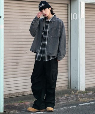 WEGO デニムシャツジャケット デニムブラックソノタ