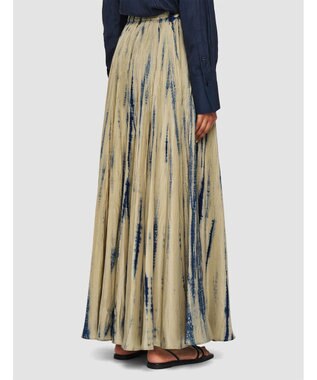 JOSEPH 【洗える】タイダイハボタイ　ロングスカート Desert/Navy