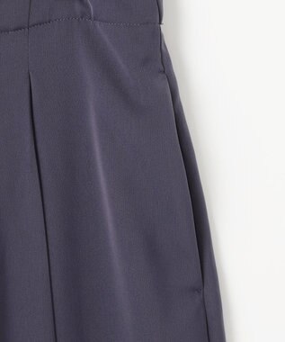 ANY SIS 【洗える】ティアードトップス×ワイドパンツSET スモーキーブルー