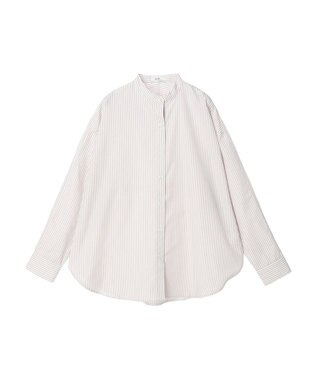 earth music&ecology ドルマンストライプシャツ Stripe Beige