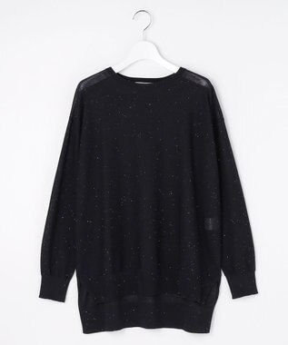 自由区 S ファインゲージスパングルプルオーバー ニット