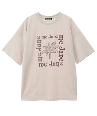 Green Parks ｍｅ　Ｊａｎｅ／プリントＢＩＧＴシャツ Beige