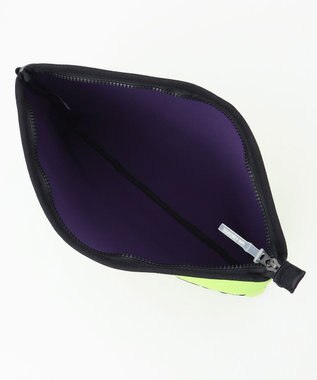 PW CIRCULUS 新色！【UNISEX】ロゴ トートバック クラッチバッグ付き パープル×ライム