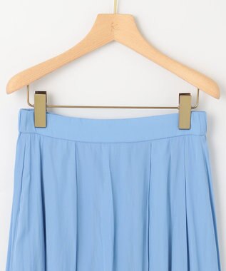 組曲 【大人気シリーズ】ギャザーライトデシン スカート サックスブルー系