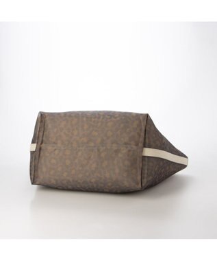 UNBILLION カシュカシュ cachecache / チュールメッシュヒョウ柄プリントトートＬ アイボリー