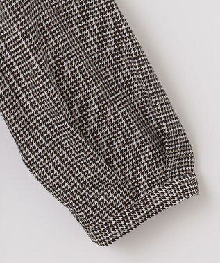 J.PRESS LADIES L チェックプリント スリットフリルネック カットソー ネイビー系5