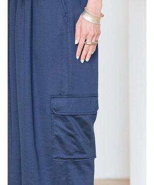 AMERICAN HOLIC サテンベイカーパンツ Navy