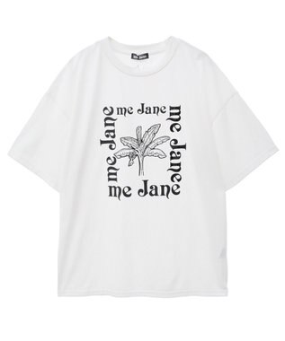 Green Parks ｍｅ　Ｊａｎｅ／プリントＢＩＧＴシャツ Off White